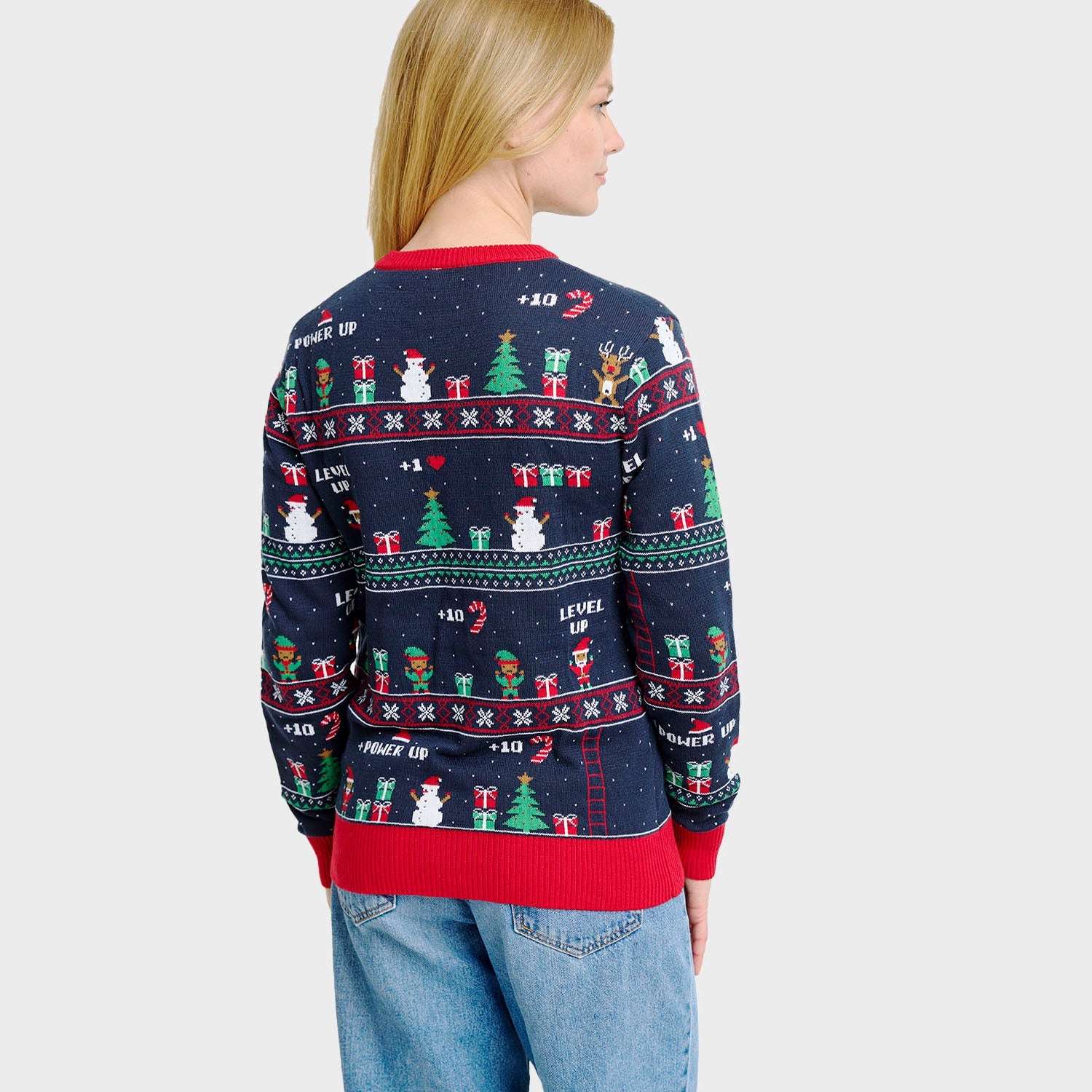 Vintage Gaming Christmas Sweater β Women